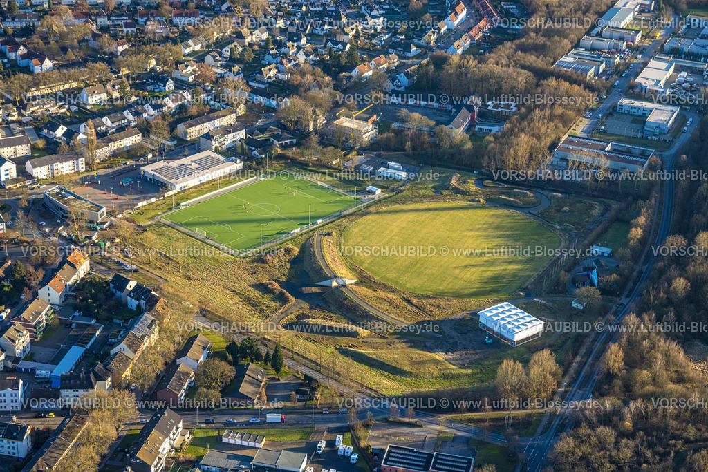 Gladbeck240108282 | Luftbild, Fußballstadion SportPark Mottbruch Sportanlage Roßheidestraße, SuS Schwarz Blau Gladbeck e.V, Brauck, Gladbeck, Ruhrgebiet, Nordrhein-Westfalen, Deutschland