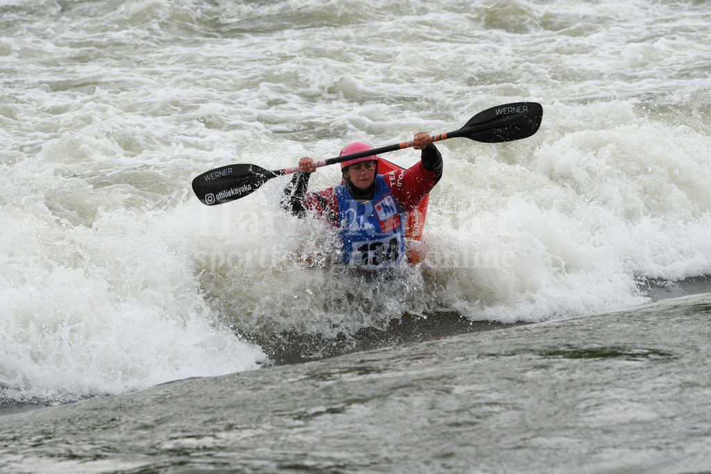 ICF CANOE FREESTYLE WORLD CUP 1 / PLATTLING | 2024 ICF CANOE FREESTYLE WORLD CUP 1 / PLATTLINGWomen's Kayak SurfaceOttilie ROBINSON-SHAW (Great Britain) #134 - Realisiert mit Pictrs.com