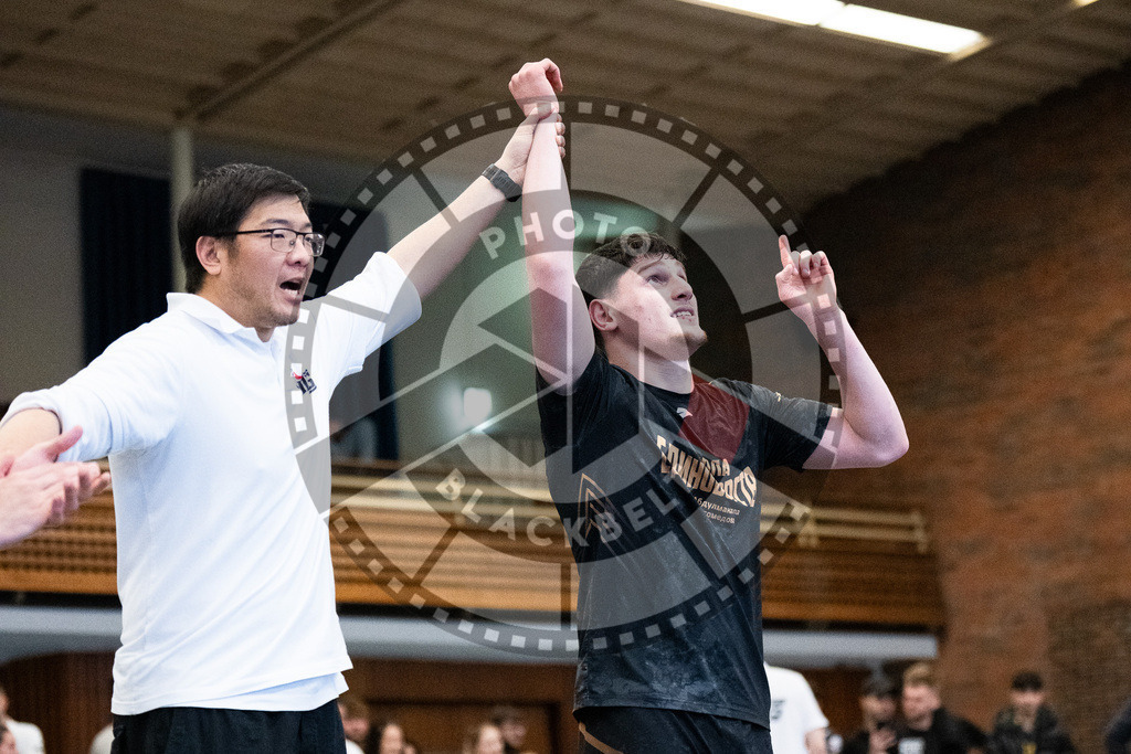 20251129PBB8697 | Fighters compete during the luta livre competition ILLCS XI winter edition on November 29, 2025 in Hannover, Germany.