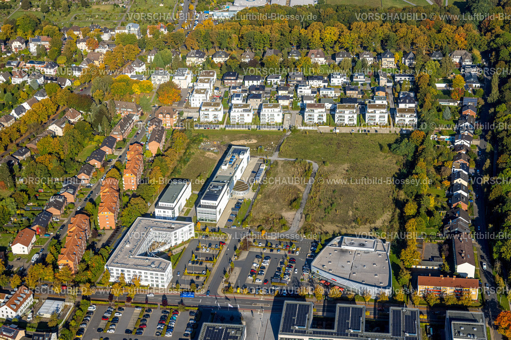 Hamm241007241 | Luftbild, Baustelle SCI:Q Science Quarter Paracelsuspark, Sci:Q Campusliving, ZFSL Hamm Zentrum für schulpraktische Lehrerausbildung, oben Wohnsiedlung Paracelsuskarree, Mitte, Hamm, Ruhrgebiet, Nordrhein-Westfalen, Deutschland