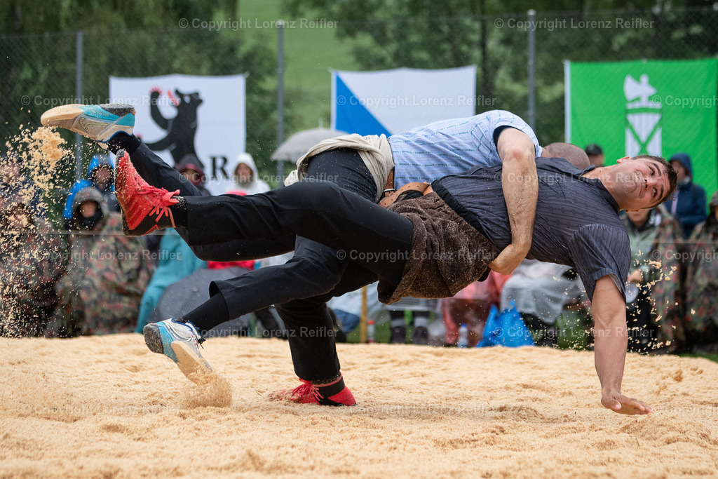 Schwingen -  Appenzeller Kantonal Schwingfest 2024 | Hundwil, 7.7.24, Schwingen - Appenzeller Kantonal Schwingfest.