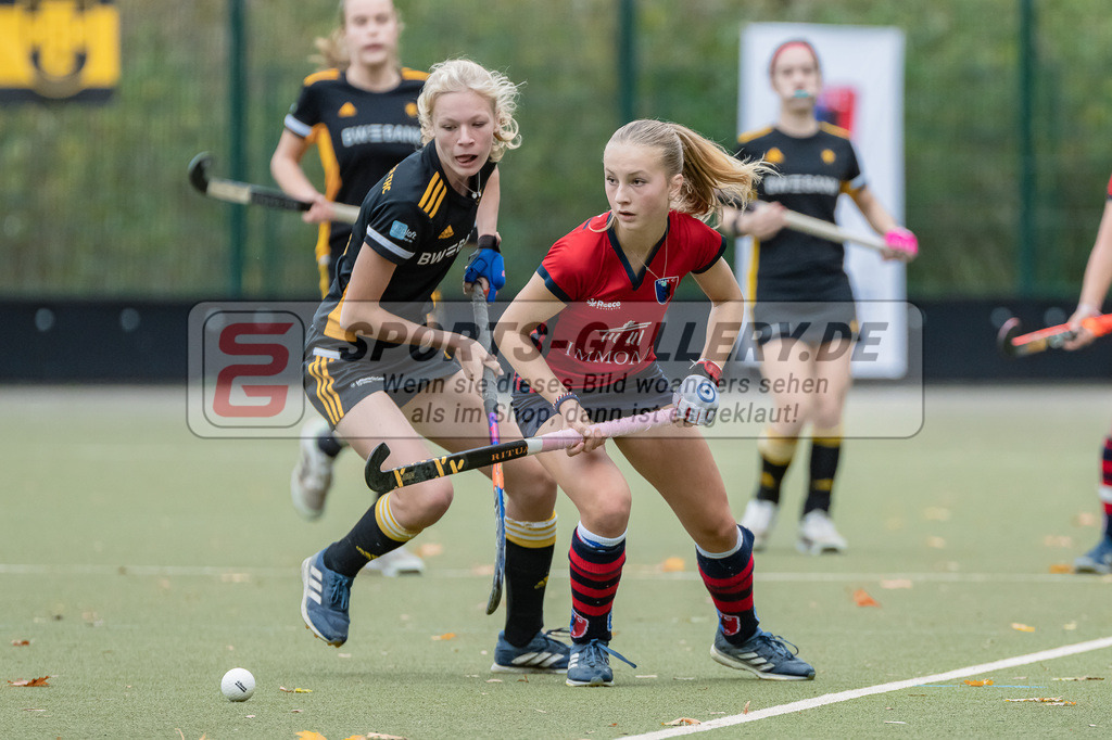 HK_20231022_105881 | Platz 3 Deutsche Meisterschaft Feld WU16 Berliner HC - Harvestehuder THC am 22.10.2023 DHC, Düsseldorf ,