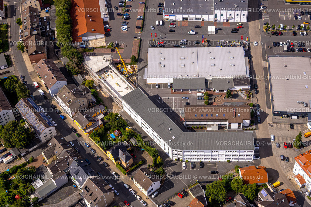 Witten230701143 | Luftbild, Stadt Witten - Technisches Rathaus, Annenstraße, Wickmanngelände Baustelle, Annen, Witten, Ruhrgebiet, Nordrhein-Westfalen, Deutschland