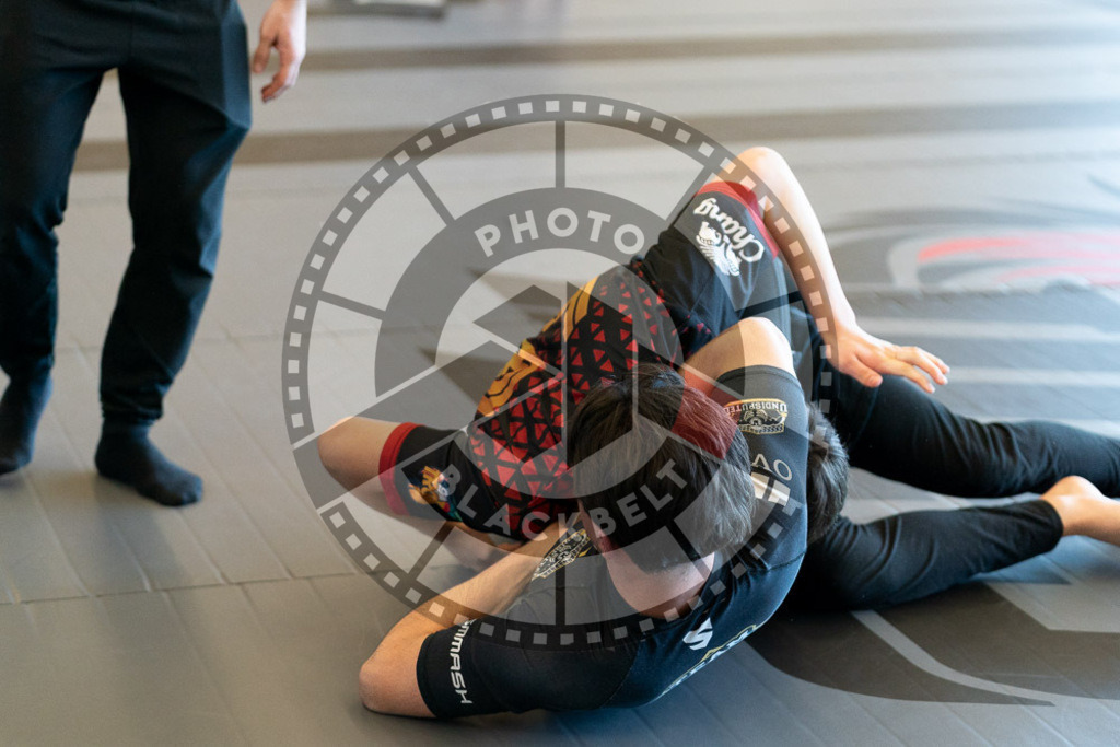 20250329PBB2808 | Fighters compete during the International Luta Livre (ILLCS) Germany IX Spring 2025 Competition spring on March 29, 2025 in Hannover, Germany.© Chiara Dazi