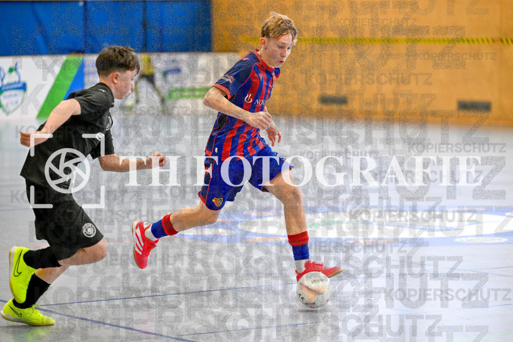 GER, Manchester City - FC Basel, Fussball, U14 Hallenturnier, PS-Immo-Cup 2026, 18.01.2026 | City, FC Basel