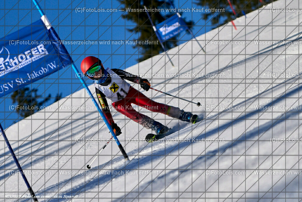ALP7594_JOGLLAND-CUP-RTL_St-Jakob-Walde_Kandlbauer Jakob | (C)FotoLois.com, Alois Spandl. Raiffeisen-Liebmarkt Sport 2000 Autohaus Felber-Fischer Jogllandcup, Skibezirk 7 - Joglland, Sa 20. Januar 2024.