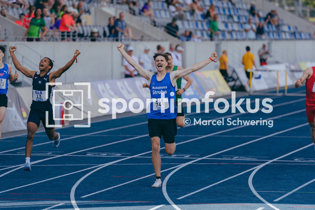 Deutsche Meisterschaften U20 / U16 2026 | Nikolas Raeth, SV Union Salzgitter, 749, 400 Meter Hürden, Finale, Deutsche Meisterschaften der U20 &amp; U16 2026, Lohrheidestadion Bochum-Wattenscheid, 12.07.2026. Foto: Marcel Schwering / sportimfokus - Realisiert mit Pictrs.com