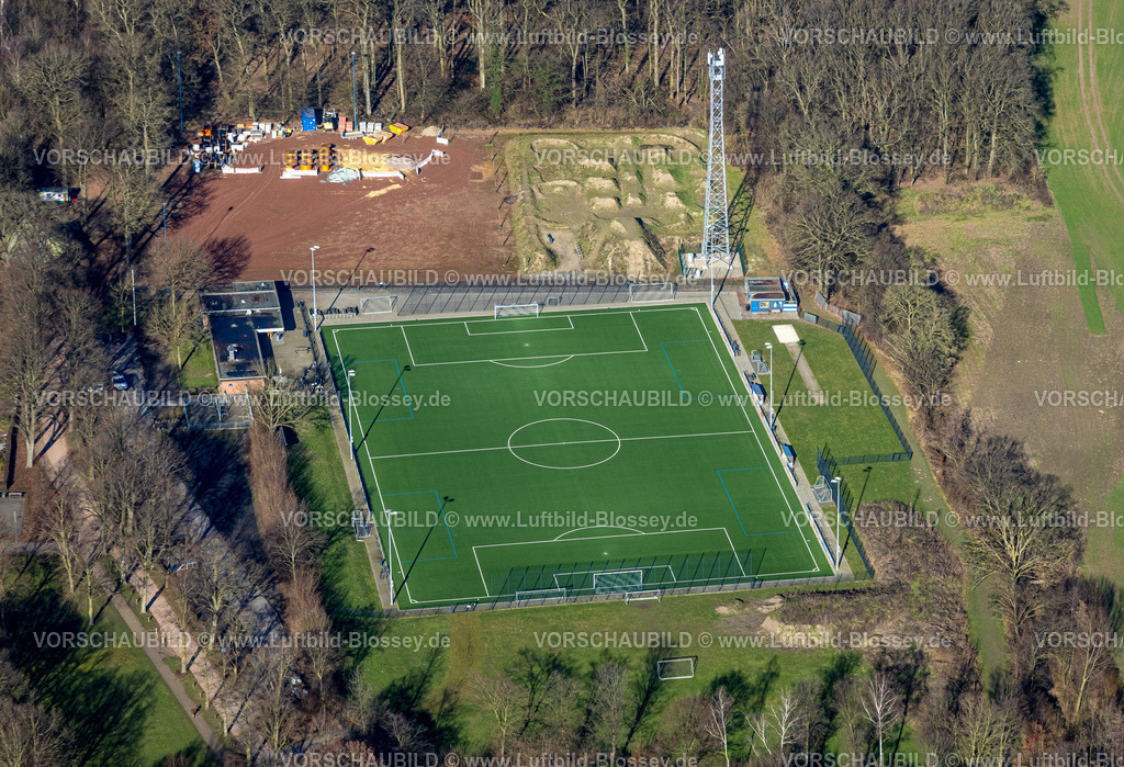 Nordkirchen230205827Suedkirchen | Luftbild, Sportplatz Am Böckenbusch mit Baustelle, Südkirchen, Nordkirchen, Münsterland, Nordrhein-Westfalen, Deutschland