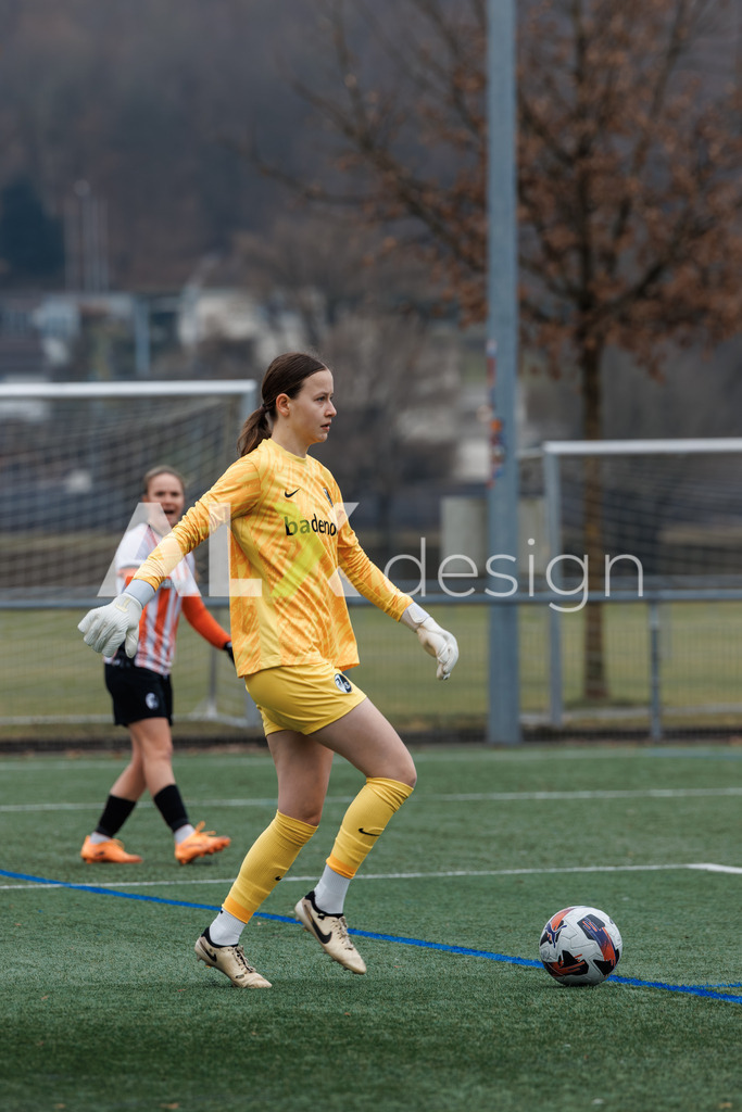 Fußball I Frauen I Saison 2025-2026 I Freundschaftsspiel I FC Aarau Frauen - SC Freiburg U20 I 24.01.2026 | 1 Lea Linsler (SC Freiburg U20) – Tor - Realisiert mit Pictrs.com