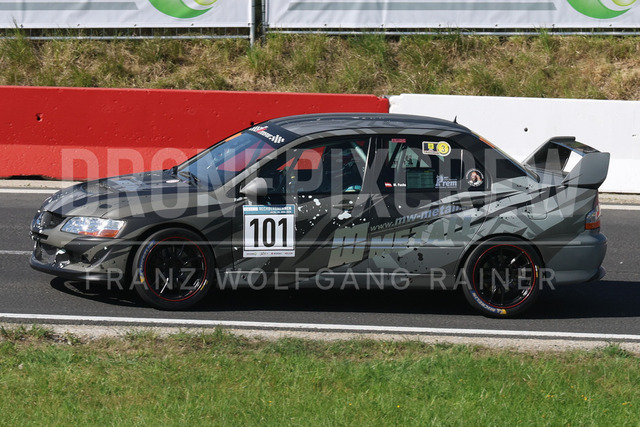 FIA European Hill Climb Championship – Rechberg 2026 | FIA European Hill Climb Championship at Rechberg, held from 24 to 26 April 2026 near Tulwitz, Styria, Austria. The image shows Manfred FUCHS (AUT) Mitsubishi Lancer Evo 8.
