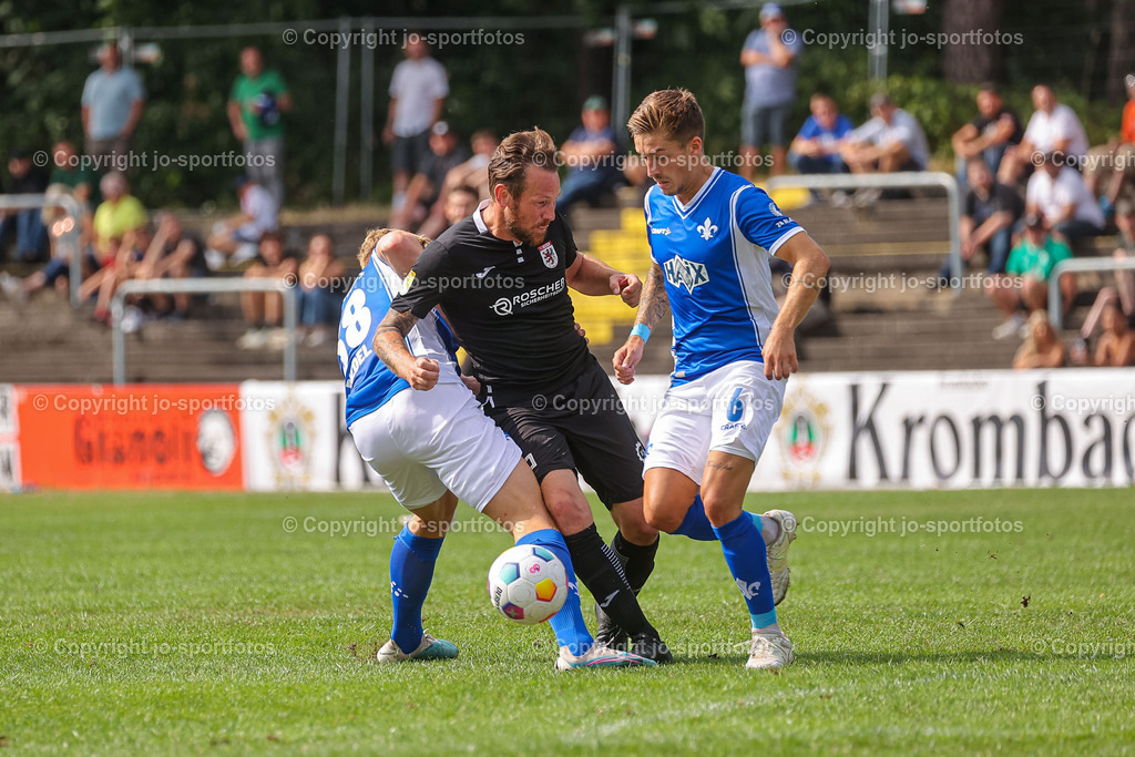 Giessen_Darmstadt (204) | 16.07.2023; Testspiel; Waldstadion Gießen; FC Gießen - SV Darmstadt 98; Ergebnis: 2:0 (0:0)