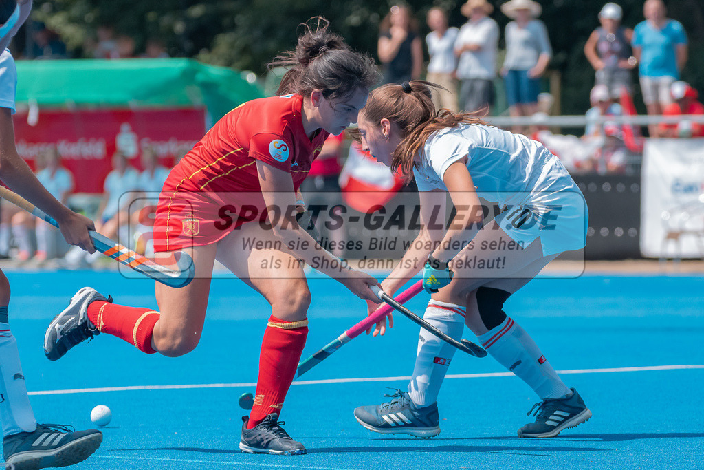 HK_20230710_2-61 | Euro Hockey WU18 Spain - Austria Championship Girls &amp; Boys am 10.7.2023 CHTC , Krefeld ,