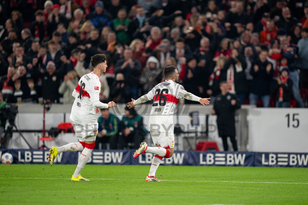 VfB Stuttgart vs. RB Leipzig, Fussball, 1. Bundesliga, 26. Spieltag, 15.03.2026 | Deniz Undav (VfB Stuttgart, #26),VfB Stuttgart vs. RB Leipzig, Fussball, 1. Bundesliga, 26. Spieltag, 15.03.2026Foto: photosbyphips/Philip Ziegler