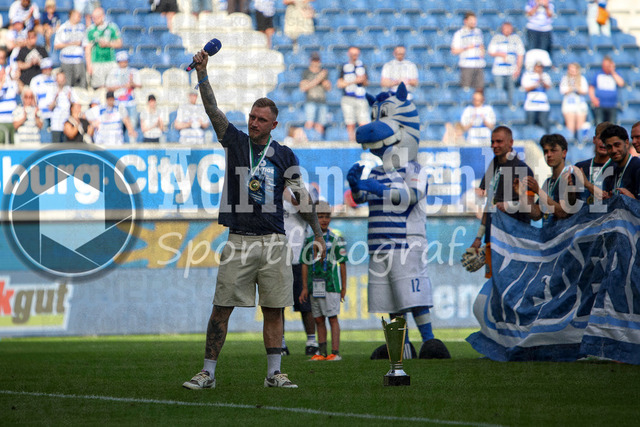 23.05.2026, GER, Fussball, Herren, Niederrheinpokal Finale, Saison 2025/2026, SC St. Tönis - MSV Duisburg | Alexander "Ali" Hahn (MSV Duisburg) gestikuliert, Gestik und Mimik