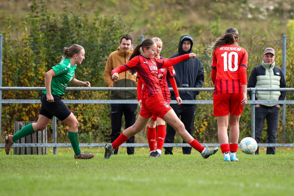 TVSFCH_251026_2185 | TV Steinheim vs. 1.FC Heidenheim 1846 II, Fußball, Frauen, Bezirksliga, 2025/2026, 7. Spieltag, 27.09.2025 in Steinheim (Foto: Michael Bulling) - Realisiert mit Pictrs.com