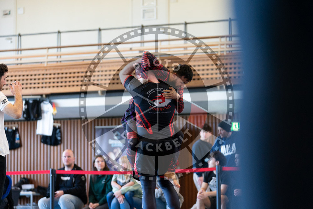 20250329PBB4452 | Fighters compete during the International Luta Livre (ILLCS) Germany IX Spring 2025 Competition spring on March 29, 2025 in Hannover, Germany.© Chiara Dazi