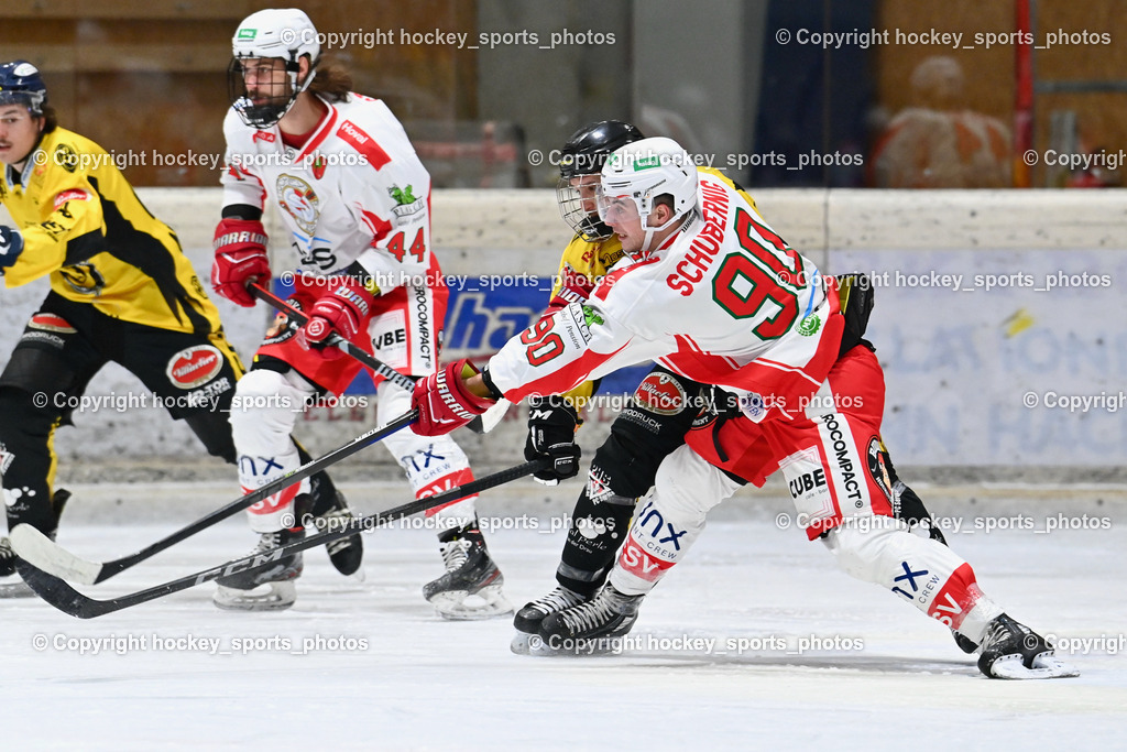 EC Spittal Hornets vs. ESV Ferlach 16.12.2023 | #90 Schubernig Markus, #24 Brunner Noel