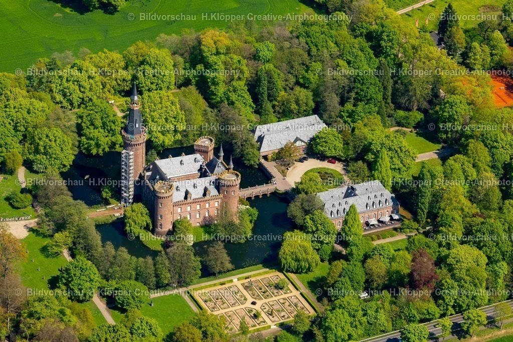 Luftbild Bedburg-Hau-1539 | Luftbildfotografie , Luftbild Schloss Moyland Bedburg-Hau - Realisiert mit Pictrs.com