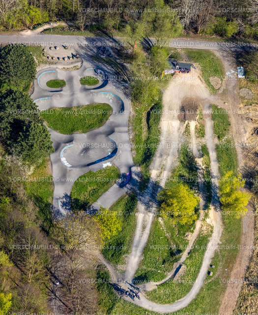 Luenen250403732 | Luftbild, Bike Park Lünen Halde Victoria 3/4, Lünen-Süd, Lünen, Ruhrgebiet, Nordrhein-Westfalen, Deutschland