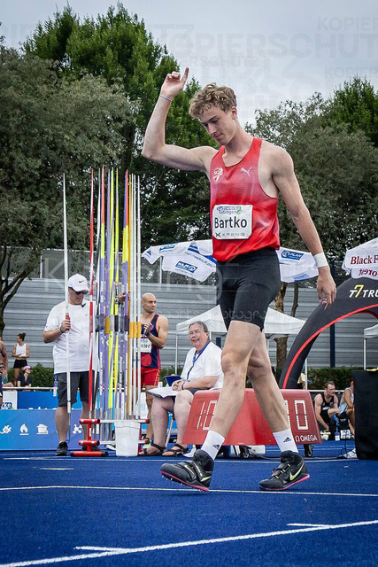 Multisport Event; Ratingen, 28.06.2026 | RATINGEN, GERMANY - JUNE 28, 2026 : Moritz Bartko (GER / Germany) competing in the javelin during the Multisport Event at Stadion Ratingen on June 28, 2026 in Ratingen, Germany.