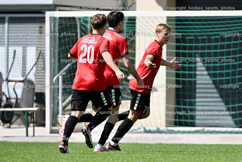 SC Landskron vs. SV Falle Maria Gail | Jubel SV Maria Gail, #20 Florian Uggowitzer SV Maria Gail, #7 Jonas Reithofer SV Maria Gail, #5 Daris Omanovic SV Maria Gail, SC Landskron vs. SV Falle Maria Gail, SC Landskron vs. SV Falle Maria Gail am 17.05.2026 in Villach (Sportanlage Landskron), Austria, (Photo by Bernd Stefan)