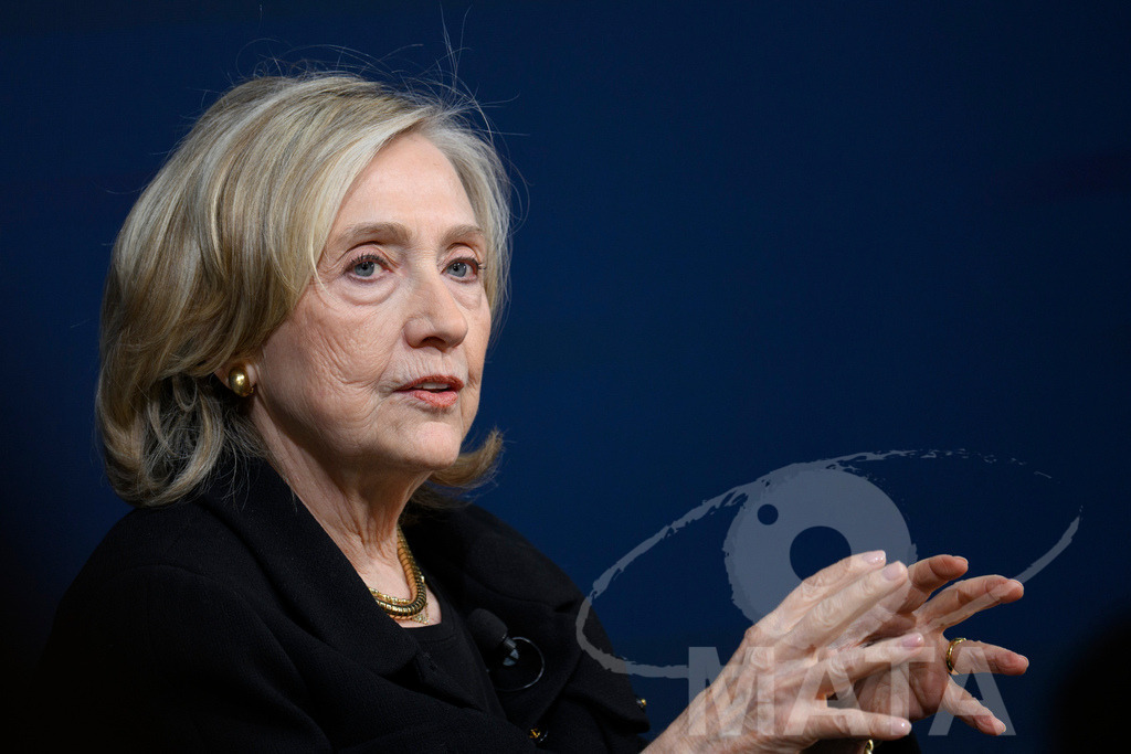 _DWA3940 | Die US-Politikerin Hillary Clinton auf der Veranstaltung Bridging Scholarship and Statecraft im Rahmen der Münchner Sicherheitskonferenz 2026. München, 13.02.2026 Bayern Deutschland  - Realisiert mit Pictrs.com