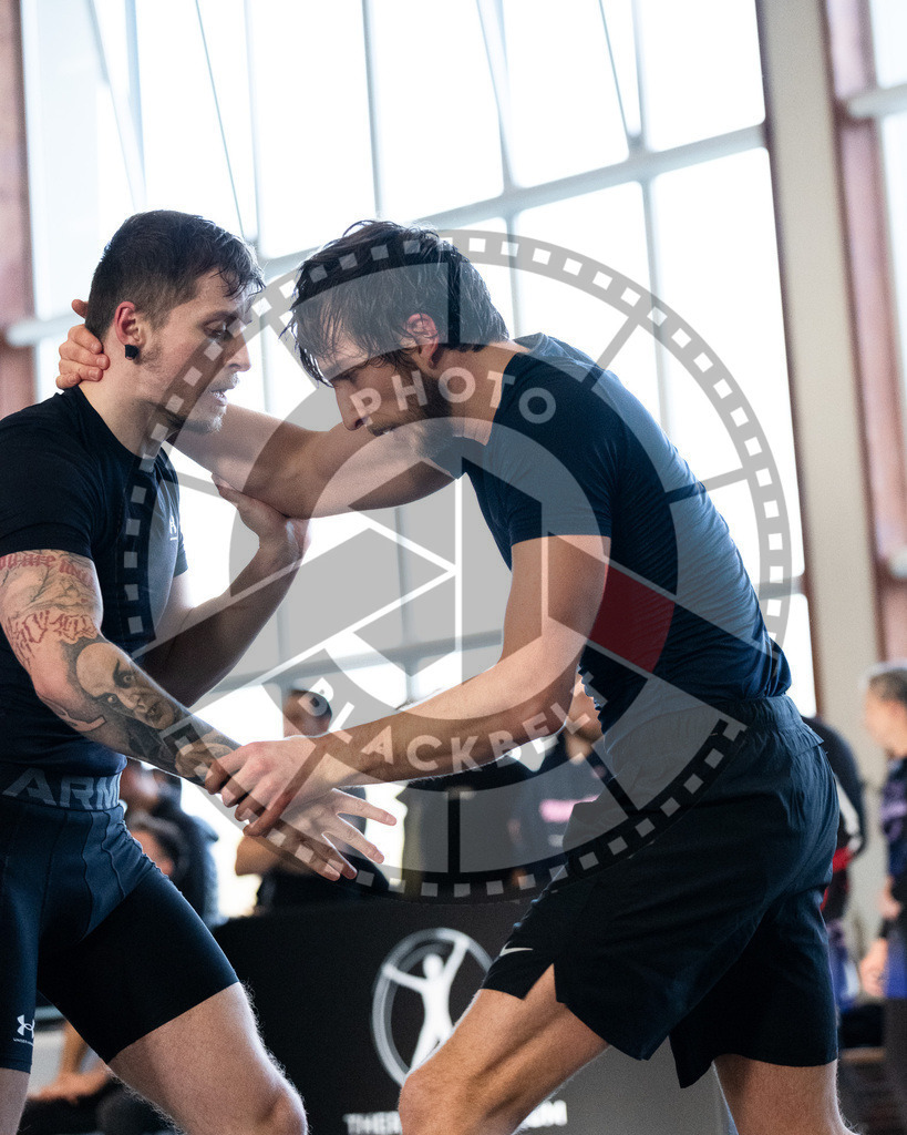 20251129PBB7045 | Fighters compete during the luta livre competition ILLCS XI winter edition on November 29, 2025 in Hannover, Germany.