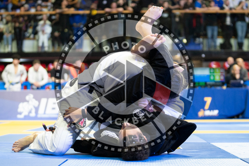 20240119PBB1761 | Fighters compete during the IBJJF European Championship in Paris, France, on January 19, 2024.