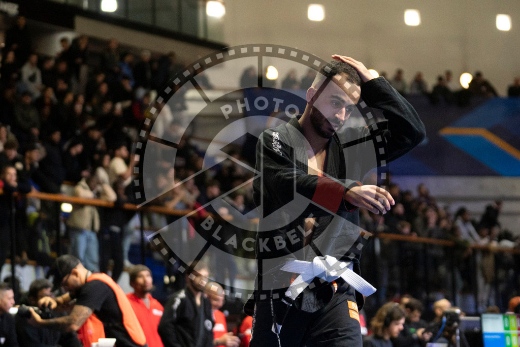 20240119PBB0893 | Fighters compete during the IBJJF European Championship in Paris, France, on January 19, 2024.