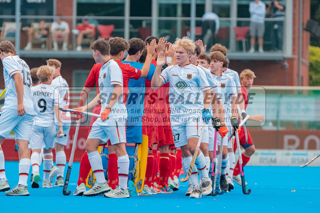 HK_20230715_102423 | Euro Hockey MU18 SF2 Spain vs Germany Championship Girls &amp; Boys am 15.7.2023 CHTC , Krefeld ,