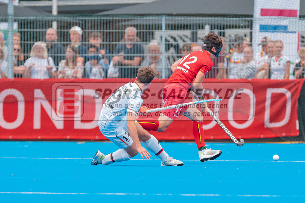 HK_20230716_102851 | Euro Hockey MU18 Boys Finale Belgium vs Germany Championship Girls &amp; Boys am 16.7.2023 CHTC , Krefeld ,