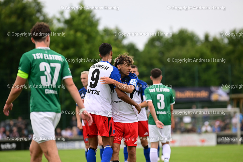 Fußball I Herren I Testspiel  I TSV Elstorf - Hamburger SV I 5.7.2025 | a-hannig - Realisiert mit Pictrs.com