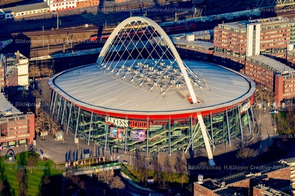 Luftbild Lanxess Arena Köln-7963 | Luftbildfotografie Lanxess Arena Köln - Realisiert mit Pictrs.com