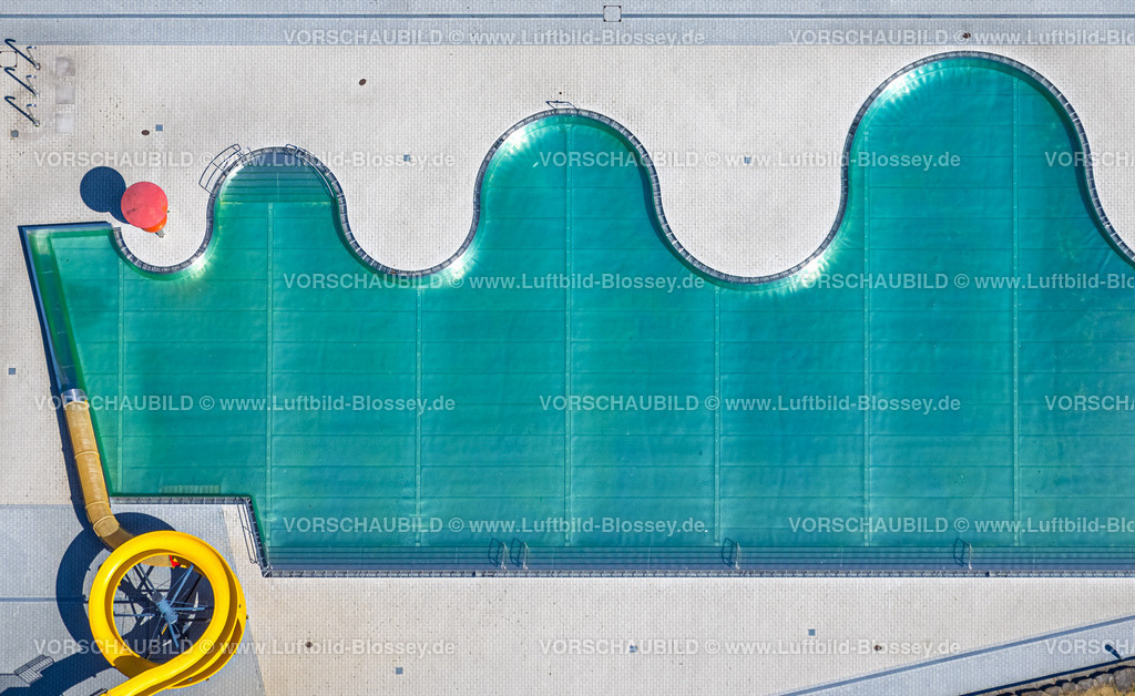 Witten220809135-2 | Luftbild, Freibad Annen mit Wasserrutsche, Annen, Witten, Ruhrgebiet, Nordrhein-Westfalen, Deutschland