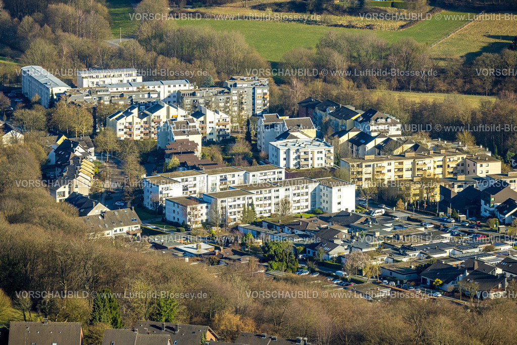 Herdecke260304193 | Luftbild, Mehrfamilienhaus Wohnsiedlung Westender Weg, Westende, Herdecke, Ruhrgebiet, Nordrhein-Westfalen, Deutschland
