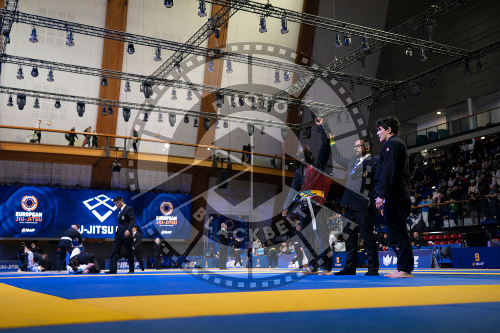 20240119PBB1517 | Fighters compete during the IBJJF European Championship in Paris, France, on January 19, 2024.