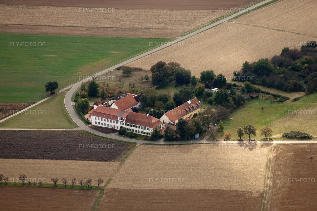 Luftbild: Werkstatt für betreutes Wohnen Werkstatt für verborgene Talente gemeinnützige GmbH im Haftelhof in Schweighofen im Bundesland Rheinland-Pfalz in Deutschland. Foto: IMG_22435.jpg vom 15.10.2009 durch Werner Riehm/FLY-FOTO.de