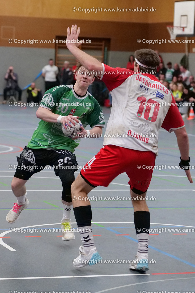 Handball : Verbandsliga Herren: TB Oberhausen - RW Oberhausen  am 12.04.2026 in Oberhausen. | Handball : Verbandsliga Herren: TB Oberhausen - RW Oberhausen  am 12.04.2026 in Oberhausen. - Realisiert mit Pictrs.com