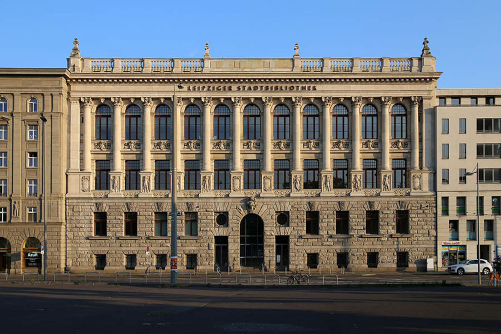 Foto: Leipzig - Stadtbibliothek | Das Team hinter BILDLEXIKON LEIPZIG bündelt historische wie aktuelle Informationen über die Stadt Leipzig in Text und Bild auf einer Plattform und stellt diese der interessierten Öffentlichkeit zur Verfügung.