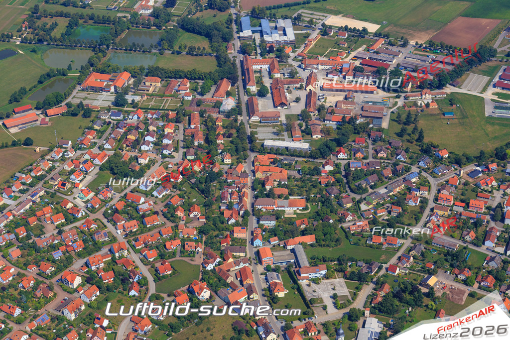 Luftbild von  Weidenbach - Luftaufnahme wurde 2015 von https://frankenair.de mittels Flugzeug (keine Drohne) erstellt - die Geschenkidee