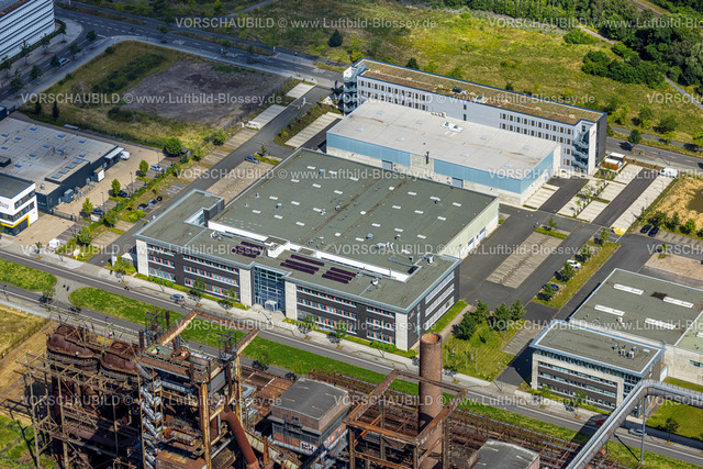 Dortmund240700319 | Luftbild, Technologiepark Gewerbegebiet Phoenix West, Zentrum für Produktionstechnologie (ZfP), Carlo-Schmid-Allee, Hörde, Dortmund, Ruhrgebiet, Nordrhein-Westfalen, Deutschland