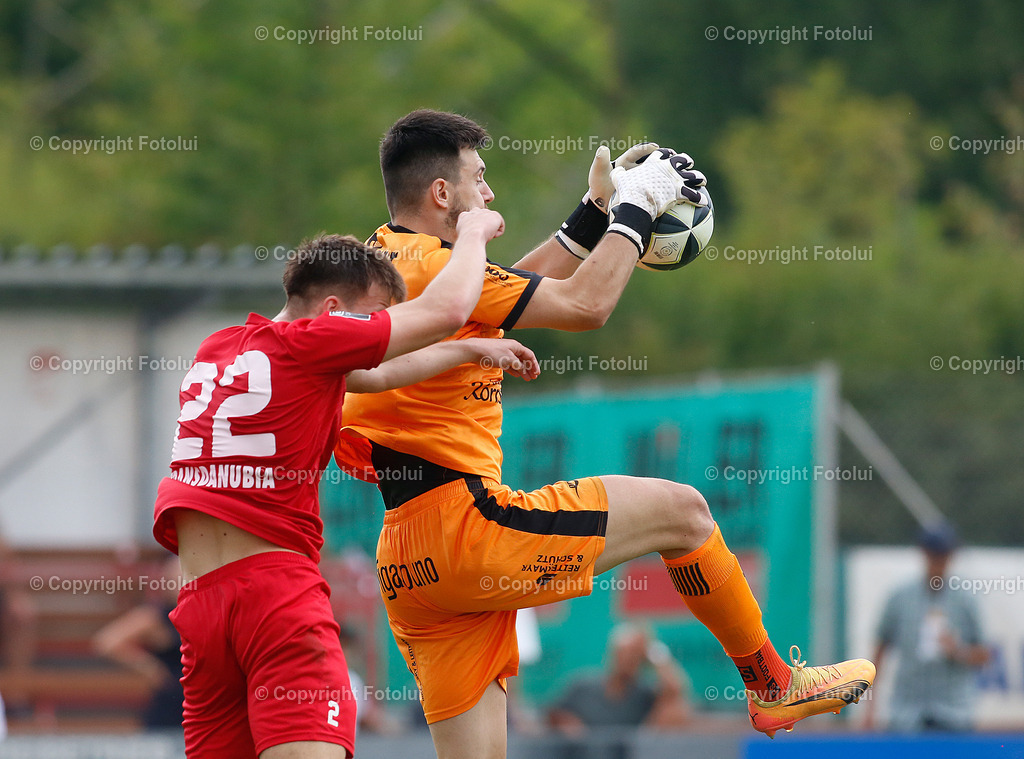A_LUI_16082025_26 | SPORT,FUSSBALL,LT1 OOE LIGA ASKOE OEDT 1B-SPG ALGENMAX PREGARTEN 16.08.2025 IM BILD.MARKOKRACUN  (OEDT 1B) UND MATEJ LUKSCH (PREGARTEN) FOTO :FOTOLUI