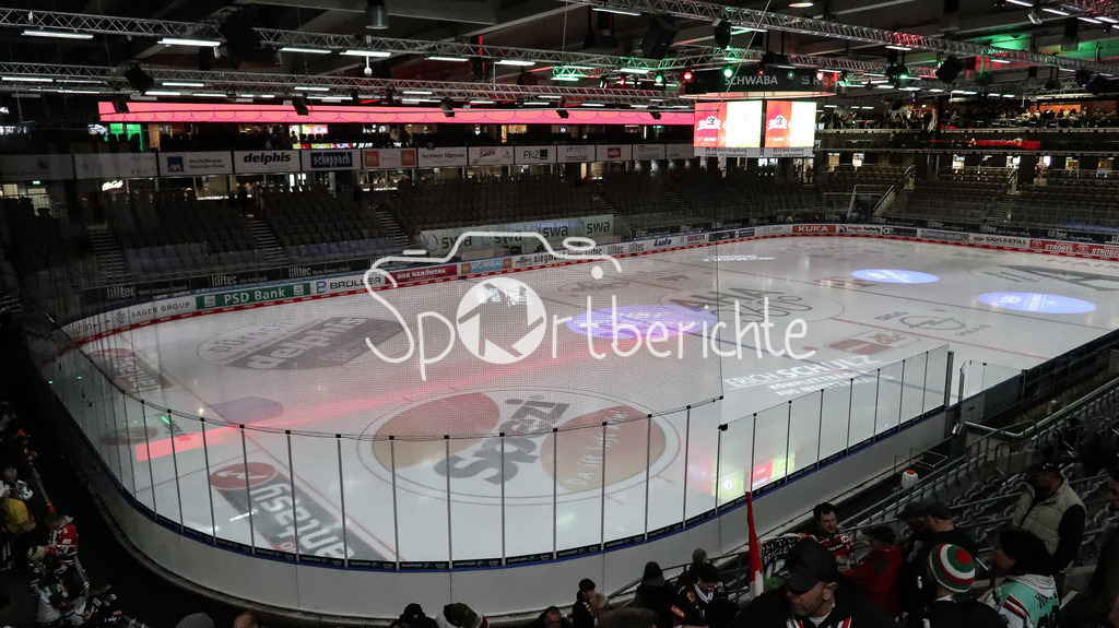 Augsburger Panther - Düsseldorfer EG | Das Curt Frenzel Stadion in Augsburg vor der Partie gegen Düsseldorf / Stadionfoto / Stadionbild / Symbolbild