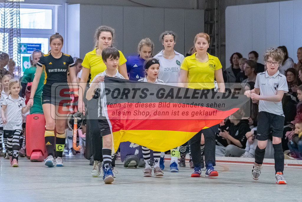 HK_20230226_105249 | Deutsche Meisterschaft WU16 Finale / Ehrungen Harvestehuder THC - 1. Hanauer THC am 26.2.2023 DSC 99, Düsseldorf ,