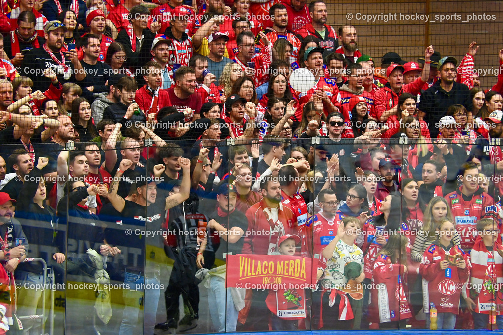 EC IDM Wärmepumpen VSV vs. EC KAC  | EC KAC Fans in Villach, EC IDM Wärmepumpen VSV vs. EC KAC , EC IDM Wärmepumpen VSV vs. EC KAC  am 27.10.2024 in Villach (Stadthalle Villach), Austria, (Photo by Bernd Stefan)