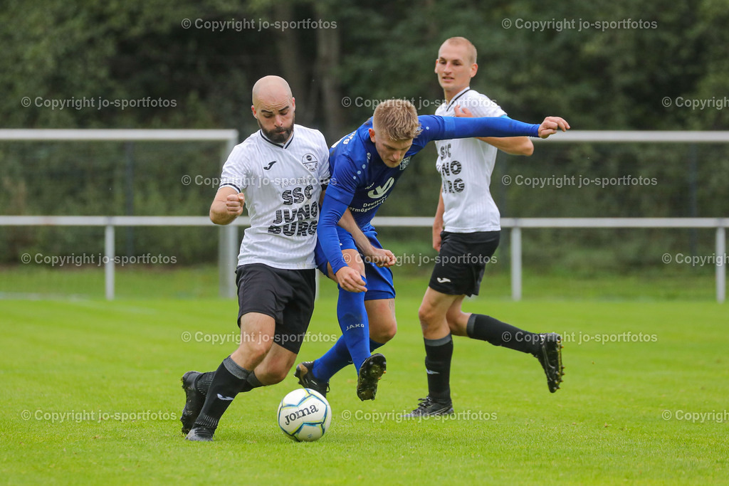 SSC Burg - Vfb Marburg (5) | 25.09.2022; Verbandsliga Mitte; Rasenplatz Burg; SSC Juno Burg : VfB Marburg; Ergebnis 1:2 (0:0)