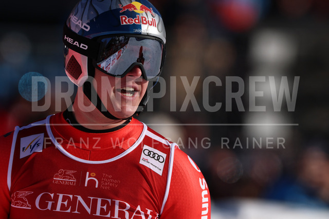 Audi FIS Ski World Cup: Men’s Slalom – Hahnenkamm Race, Kitzbuehel | Kitzbuehel, Austria, 25.Jan.26 - Alpine Skiing - FIS World Cup, Hahnenkamm Race, Slalom, men. The image shows VON ALLMEN Franjo (SUI, Head).