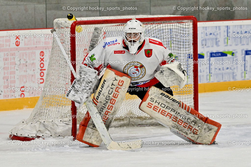 ESV FERLACH vs. ESC SOCCERZONE STEINDORF | #35 Arneitz Christian ESV Ferlach, ESV FERLACH vs. ESC SOCCERZONE STEINDORF, ESV FERLACH vs. ESC SOCCERZONE STEINDORF am 22.11.2024 in Ferlach (Eishalle Ferlach ), Austria, (Photo by Bernd Stefan)