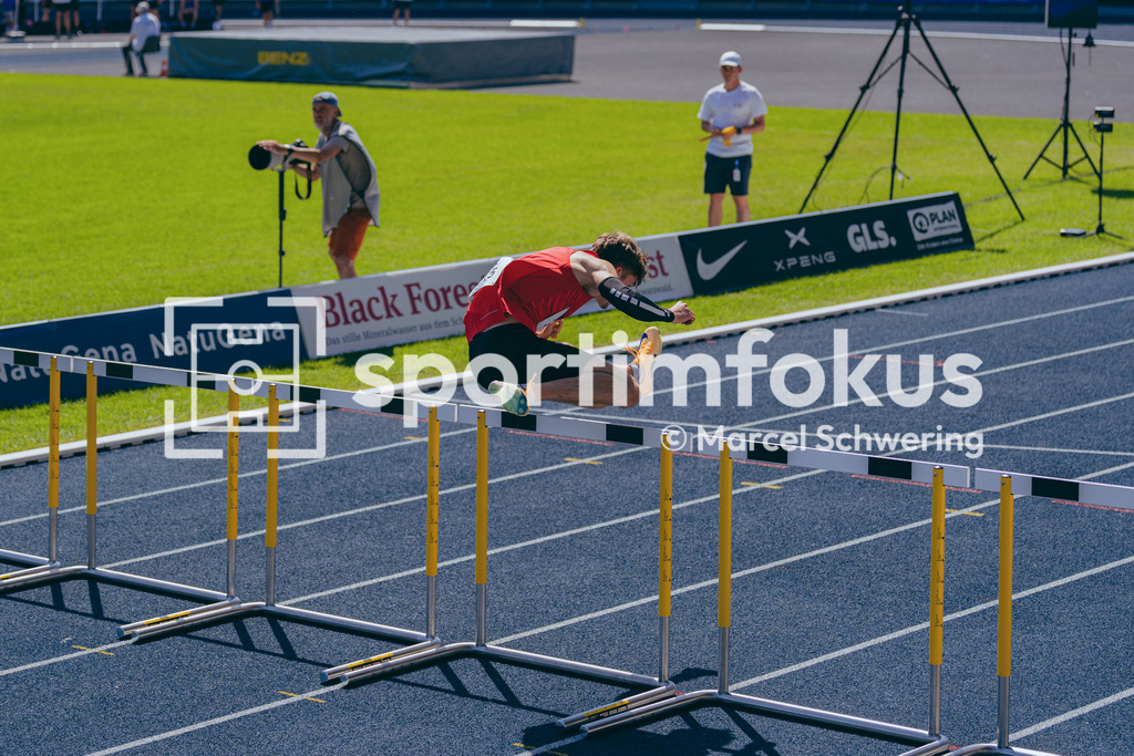 Deutsche Meisterschaften U20 / U16 2026 | Arne Döring, LAC Erdgas Chemnitz, 1235, 110 Meter Hürden, Deutsche Meisterschaften der U20 &amp; U16 2026, Lohrheidestadion Bochum-Wattenscheid, 12.07.2026. Foto: Marcel Schwering / sportimfokus - Realisiert mit Pictrs.com