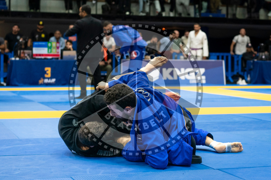 20240123PBB01918 | Fighters compete during the second day of the IBJJF European Championship in Paris, France, on January 23, 2024.